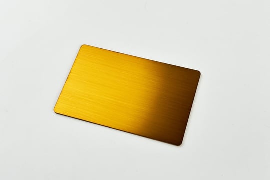 Gold Metal Card